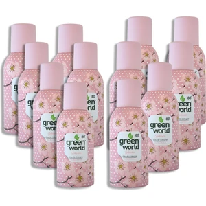 Green World 12'li Aerosol Sprey Kolonya Sakura 12 x 150 ml