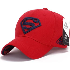 Superman Erkek Boy Beyzbol Şapkası Snapback Spor Kamyon Şoförü Ayarlanabilir Güneş Şapkası (Yurt Dışından)