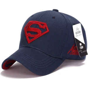 Superman Erkek Boy Beyzbol Şapkası Snapback Spor Kamyon Şoförü Ayarlanabilir Güneş Şapkası (Yurt Dışından)