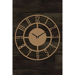 Bunnela Metal Gold/Eskitme Rengi Duvar Saati 50X50Cm Mds-50