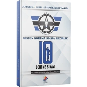 Dizgi Kitap Jandarma Sahil Güvenlik Komutanlığı Misyon Koruma Sınavı Hazırlık 10 Deneme 2022