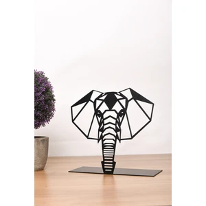 Metal Masa Üstü Biblo Fil 21X21Cm Bbl-M