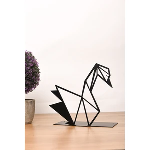 Metal Masa Üstü Biblo Kuğu 20X15Cm Bbl-M