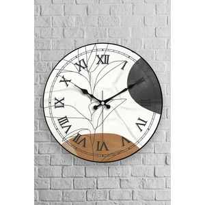 Arte Oval Gerçek Cam 36Cm Duvar Saati Pds-36