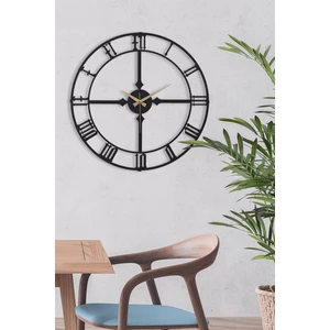 Stile Metal Siyah Duvar Saati 50X50Cm Mds-50