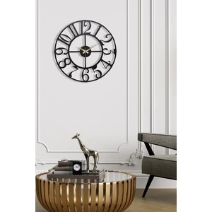 Bonni Metal Siyah Duvar Saati 50X50Cm Mds-50