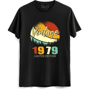 Vintage 1979 Retro Siyah Tshirt