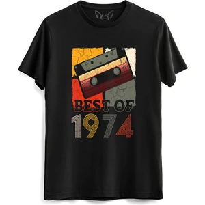 Vintage 1974 Best Of Siyah Tshirt