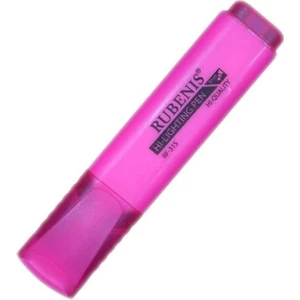 Fosforlu Kalem Pembe 10 Adet