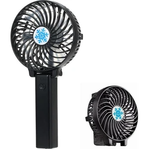 Mini Fan Tutmalı Şarjlı 3 Kademeli Işıklı Fan Vantilatör Klima Soğutucu Fan Masaüstü Vantilatör