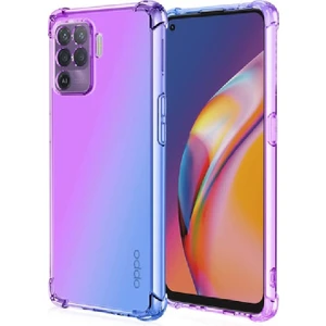 Oppo Reno 5 Lite Dört Köşede Darbe Emici Antishock Şeffaf Kılıf