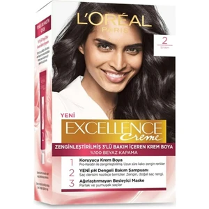 L'Oréal Paris Loreal Excellence Creme 2 Siyah