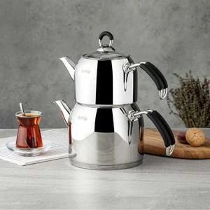 Modern Maxi Çaydanlık - Siyah