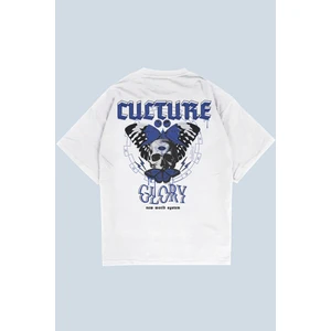 Glory Beyaz Oversize  T-Shirt