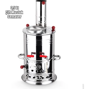 Çift Musluklu Semaver 3.5 Lt