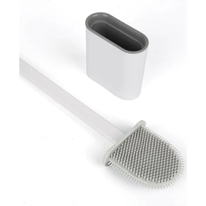 Carat Home Silikon Tuvalet Fırçası Banyo Bükülebilir Siyah Silikon Wc Fırçası