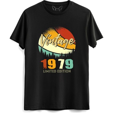 Vintage 1979 Retro Siyah Tshirt Fiyatı - Taksit Seçenekleri
