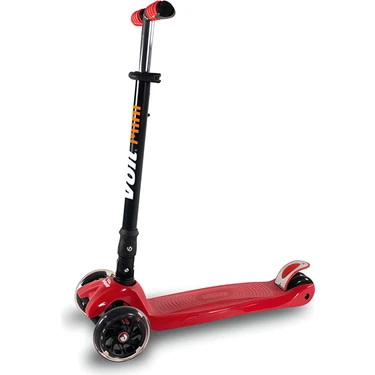 Voit 218 Çocuk Scooter Kırmızı Renk 3 Tekerlekli Işıklı 2+ Yaş İçin