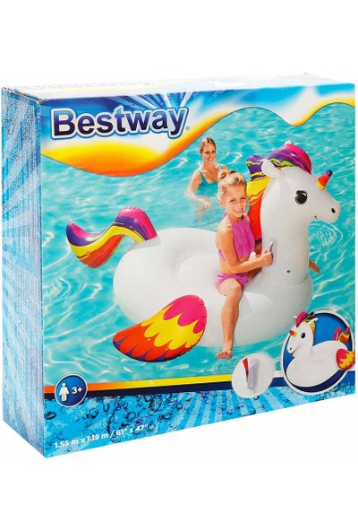 Bestway Pegasus Figürlü Tutunmalı Çocuk Deniz Yatağı BW41114