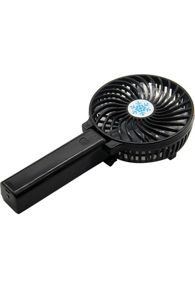 Robeve Mini Fan Tutmalı Şarjlı 3 Kademeli Işıklı Fan Vantilatör Klima Soğutucu Fan Masaüstü Vantilatör