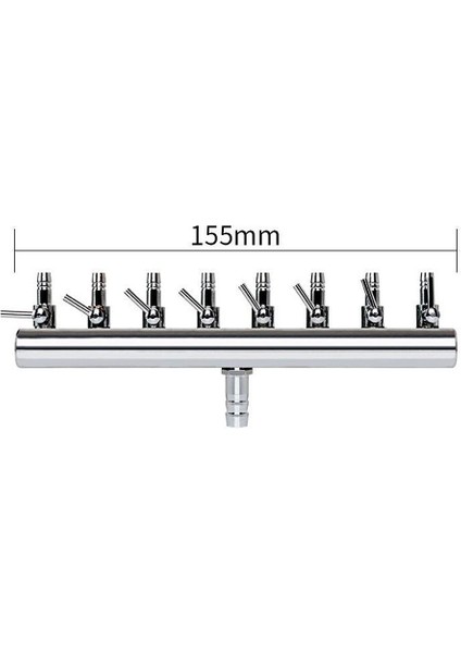 2-12 Yollu Çapraz Akvaryum Hava Akış Ayırıcı Kol Kontrol Vanası Hava Pompası 8 Yol (Yurt Dışından)