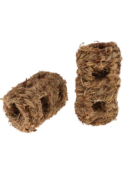 2x El Dokuma Seagrass Tünel Oyuncak - Küçük Hayvan Aktivite Merkezi Tünel MA105 (Yurt Dışından)