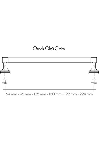 Yıldız 96 Kulp - Krem / Antik