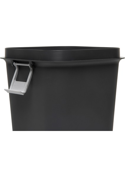 Comfort Dust Bin Siyah Çöp Kovası - 8 lt