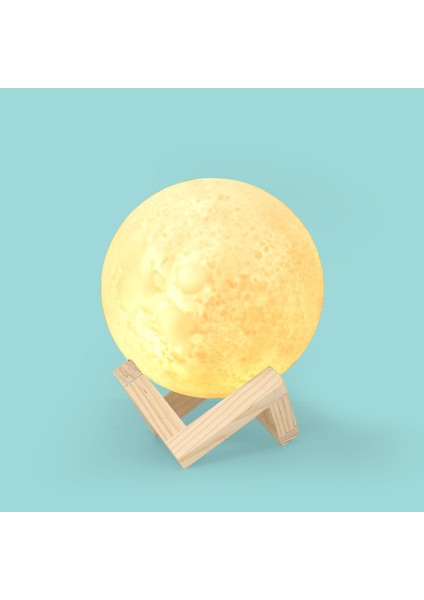 Moon 3D Dekoratif LED Aydınlatma