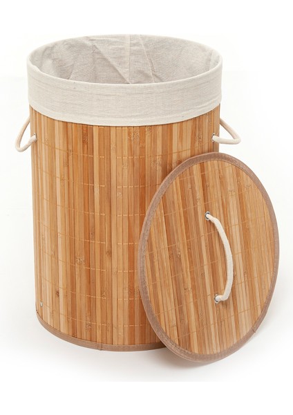 Deco&style Bambu Çamaşır Sepeti - 48 Litre