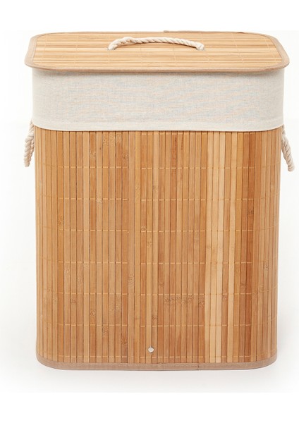 Deco&style Bambu Çamaşır Sepeti - 60 Litre