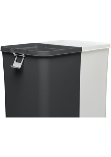 Duo Laundry Antrasit / Beyaz Çamaşır Sepeti - 80 lt indirimleri