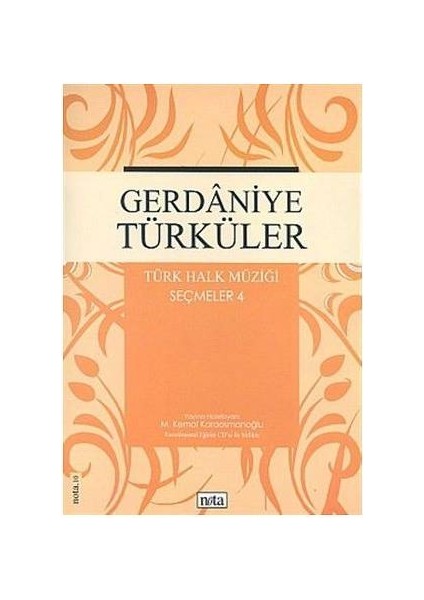 NTY-033 Türk Halk Müziği Gerdaniye Türküleri