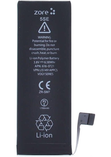 Apple iPhone 5se Zore Vogy Batarya fiyatları