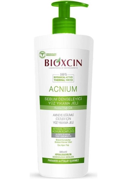 Acnium Sebum Dengeleyici Yüz Yıkama Jeli 500 ml