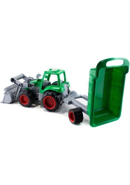 Oyuncak Traktör Kepçeli Römork Set 45 cm modelleri