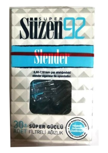 Süper Süzen 92 Slender (30 Adet)