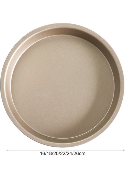 Dayanıklı Pizza Pan Kolay Demould Karbon Çelik Anti-Stick Anti-Deform Pişirme Kalıbı (Yurt Dışından)