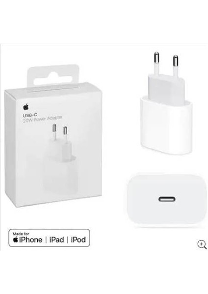 Apple iPhone  Typ-C 20W Adaptör 11, 11 Pro, 12, 12 Pro, 13, 13PRO Uyumlu