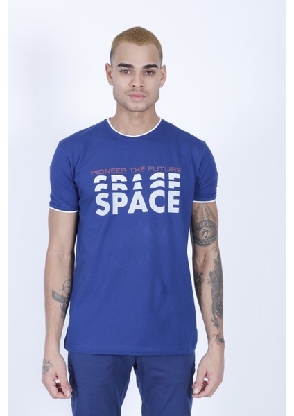 Bisiklet Yaka Erkek T-Shirt