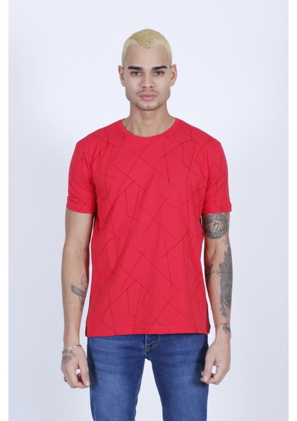 Bisiklet Yaka Erkek T-Shirt