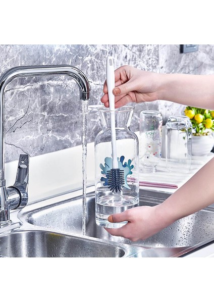 Eminhome Silikon Şişe ve Biberon Temizleme Fırçası