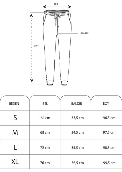 Oversize Basic Bel Paça Lastikli 3 Cepli Jogger Eşofman Altı Karmelanj