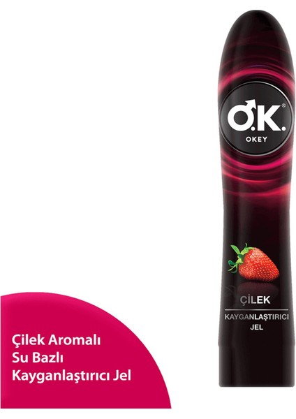 Okey Çilek Aromalı Jel 100 ml