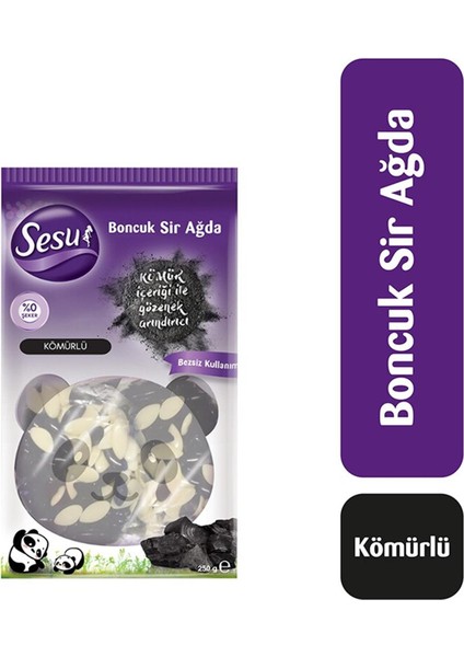 Sesu Boncuk Sir Ağda Kömürlü 250 gr