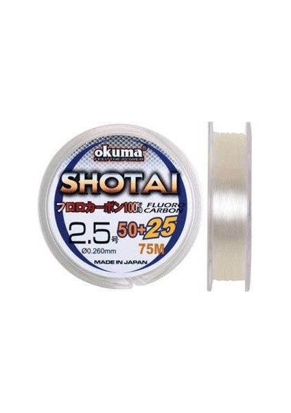 Shotai Fluorocarbon 75 mt 0,165 mm Misina