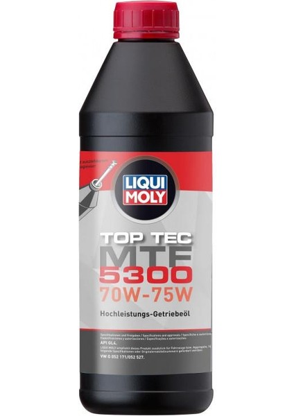 Liqui Moly Top Tec Mtf 5300 70W-75 Şanzıman Yağı 1 Litre