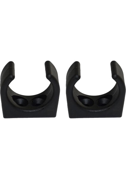 2'li 32 mm Kayık Kano Tekne Dinghy Kürek Küresi Dağı Kanca Push Pole Rod Klipler (Yurt Dışından)