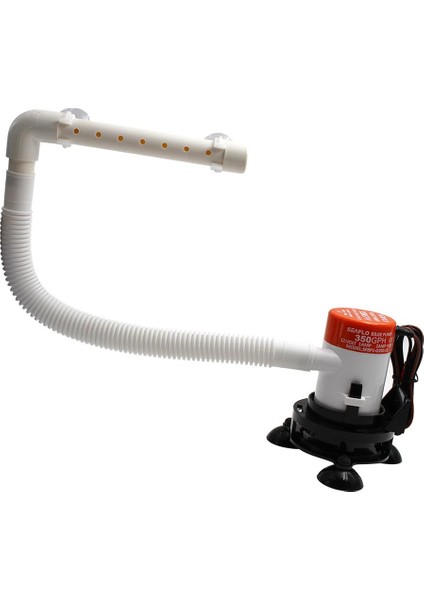 Taşınabilir Livewell Havalandırma Pompası Sistemi Kiti Tekneler Için 3/4 Inç Hortum (Yurt Dışından)