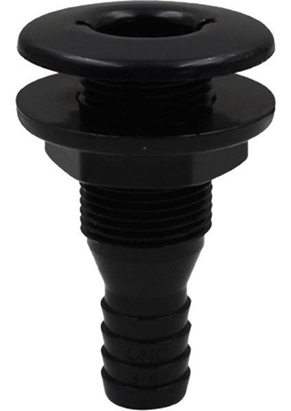 3/4 '' Siyah Abs Marine Thru-Hull Fittings Yacht Parçaları (Yurt Dışından)